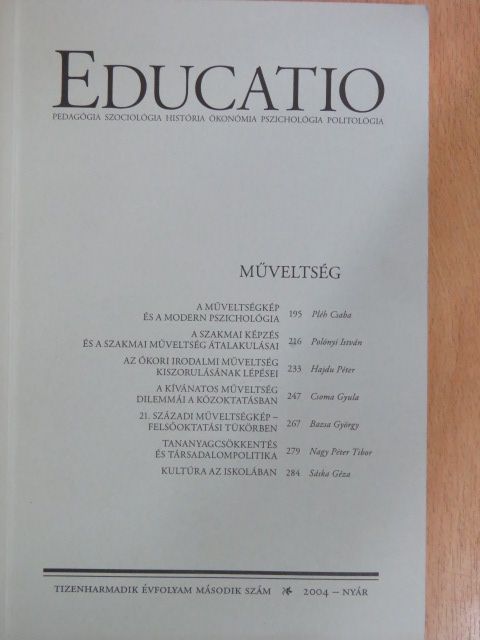 Bazsa György - Educatio 2004. nyár [antikvár]