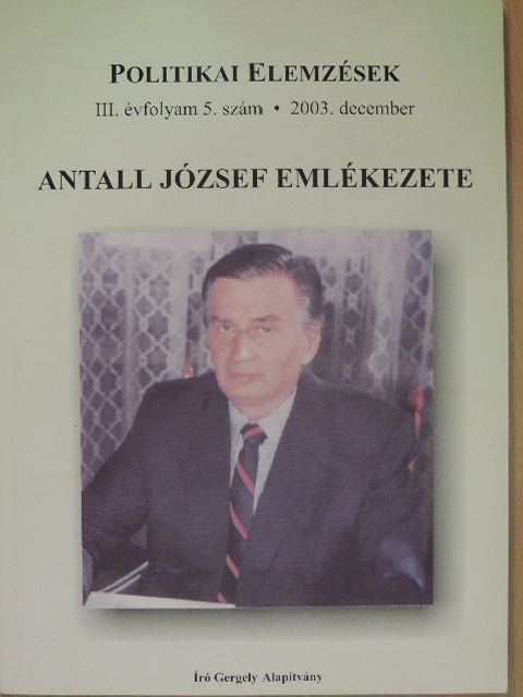 Huber Szebasztián - Politikai Elemzések 2003. december [antikvár]