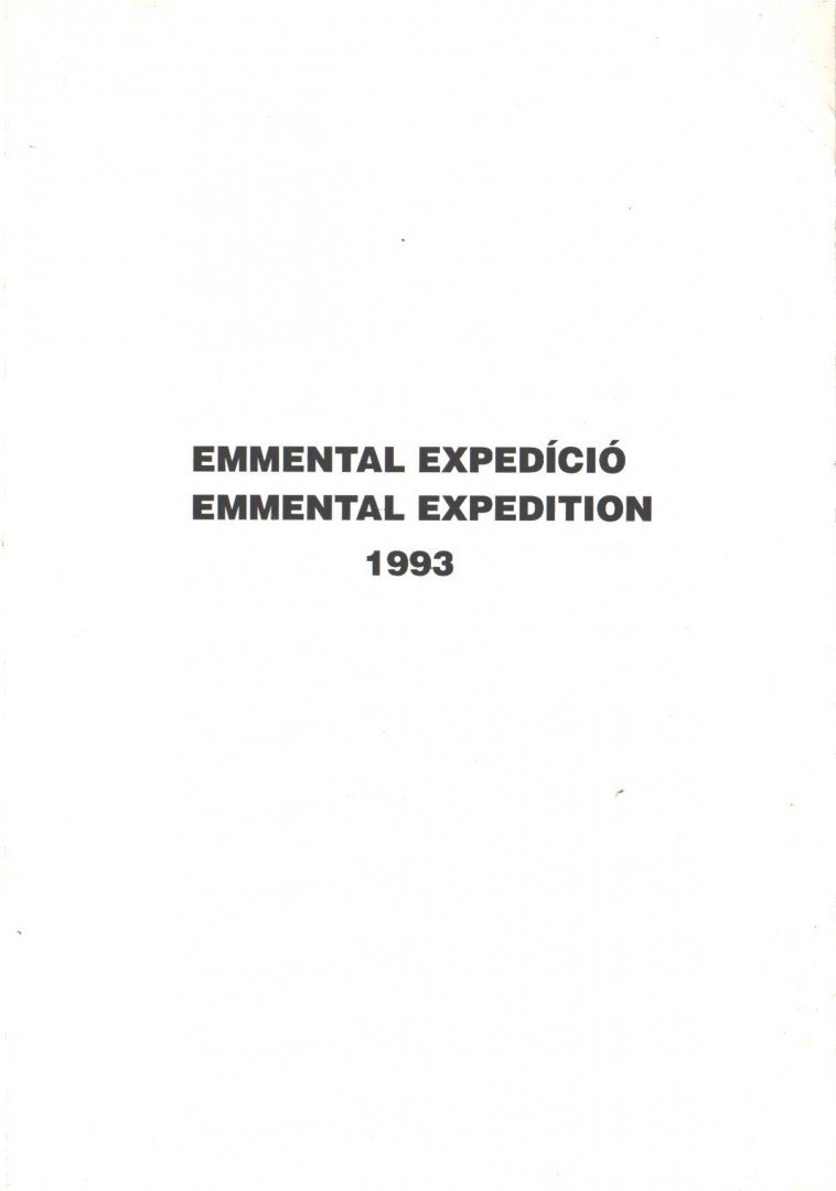 Emmental Expedíció 1993 [antikvár]