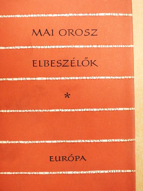 A. Fagyejev - Mai orosz elbeszélők [antikvár]