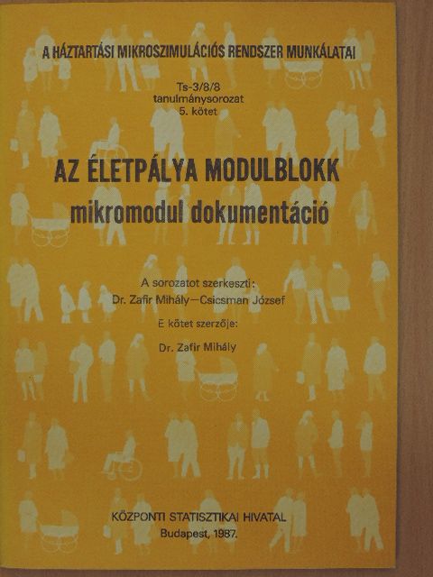 Dr. Zafir Mihály - Az életpálya modulblokk mikromodul dokumentáció [antikvár]