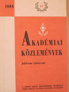 Akadémiai Közlemények 1985 [antikvár]