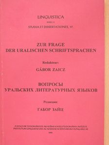 Daniel Abondolo - Zur Frage der Uralischen schriftsprachen (dedikált példány) [antikvár]