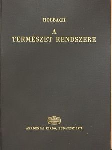Holbach - A természet rendszere [antikvár]