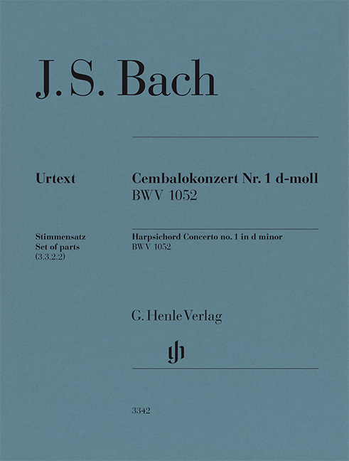 Bach - CEMBALOKONZERT NR. 1 D-MOLL BWV 1052 STREICHERSATZ