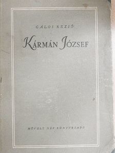 Gálos Rezső - Kármán József [antikvár]