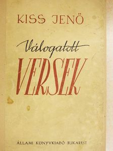 Kiss Jenő - Válogatott versek [antikvár]