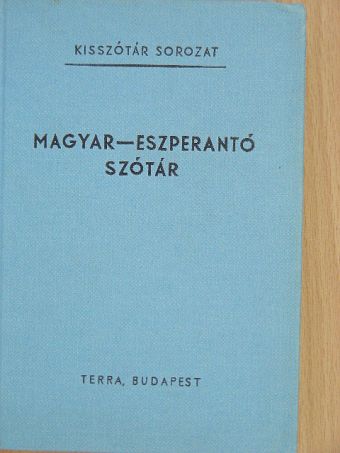 Magyar-eszperantó szótár [antikvár]