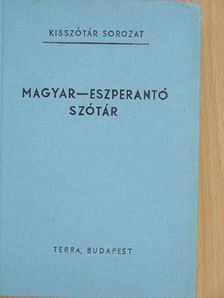 Magyar-eszperantó szótár [antikvár]