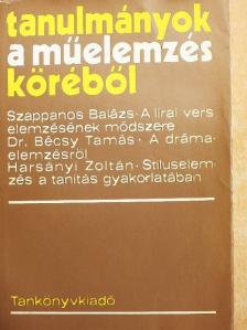 Bécsy Tamás - Tanulmányok a műelemzés köréből [antikvár]