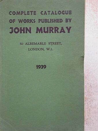 Complete Catalogue of Works Published by John Murray [antikvár]