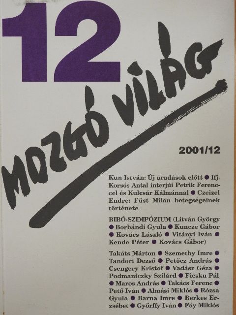 Almási Miklós - Mozgó Világ 2001. december [antikvár]
