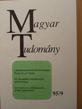 Beck Mihály - Magyar Tudomány 1995. szeptember [antikvár]