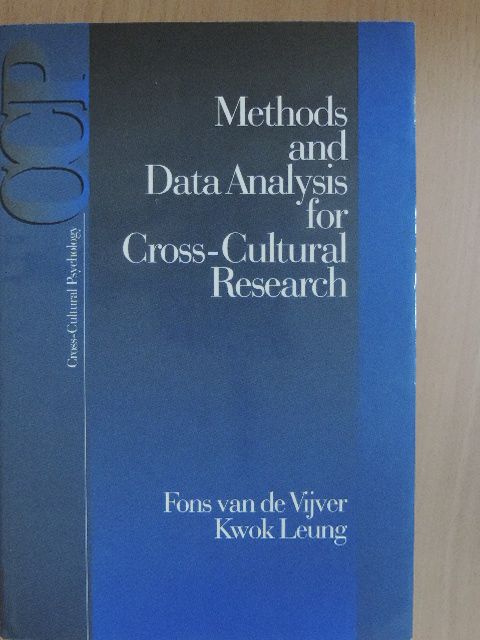 Fons van de Vijver - Methods and Data Analysis for Cross-Cultural Research [antikvár]