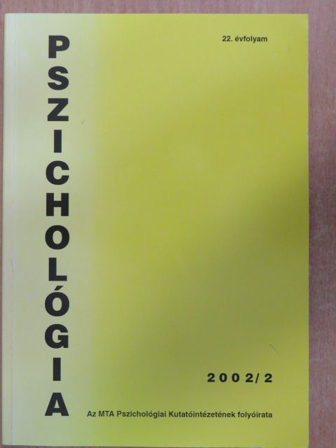 Dúll Andrea - Pszichológia 2002/2. [antikvár]