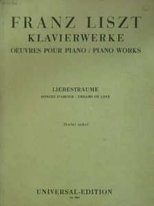 Franz Liszt - Klavierwerke/Oeuvres Pour Piano/Piano Works [antikvár]