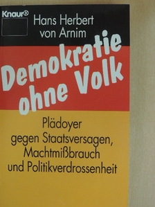 Hans Herbert von Arnim - Demokratie ohne Volk [antikvár]