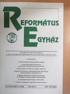 Dr. Bóna Zoltán - Református Egyház 2007. október [antikvár]