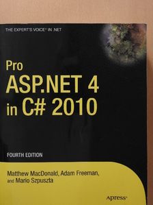 Adam Freeman - Pro ASP.NET 4 in C# 2010 [antikvár]