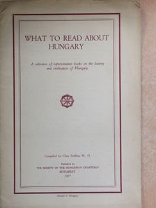 What to Read About Hungary [antikvár]
