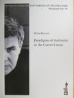 Bocsor Péter - Paradigms of Authority in the Carver Canon [antikvár]