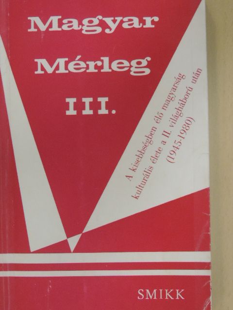 Bogyay Tamás - Magyar Mérleg III. [antikvár]