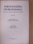 Dr. Schranz Dénes - Törvényszéki stomatologia [antikvár]
