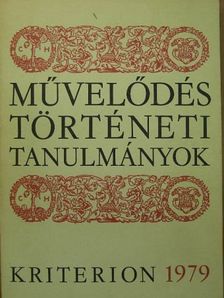Bitay Ilona - Művelődéstörténeti tanulmányok 1979 [antikvár]