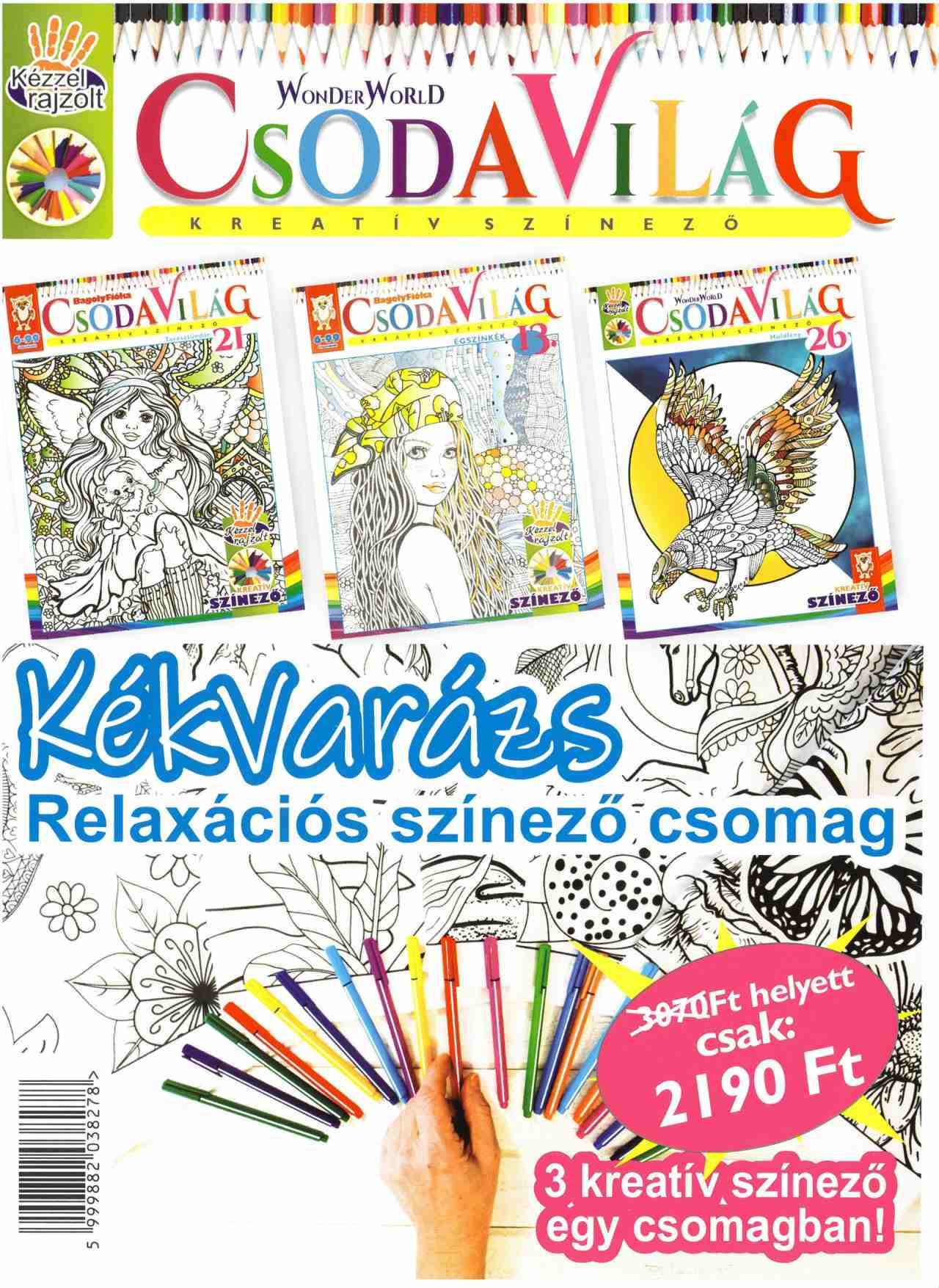 Csodavilág Kékvarázs relaxációs színező csomag