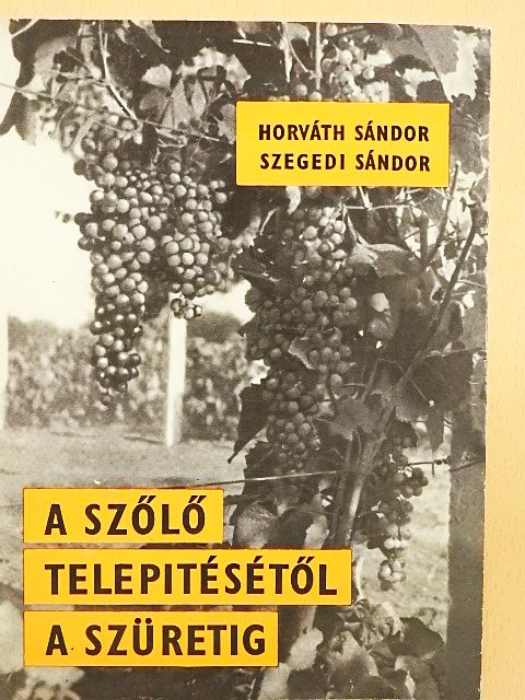 Horváth Sándor - A szőlő telepítésétől a szüretig [antikvár]