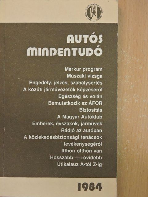 Békefi József - Autós mindentudó 1984 [antikvár]