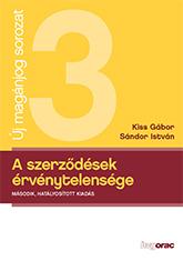Kiss Gábor, Sándor István - A szerződések érvénytelensége
