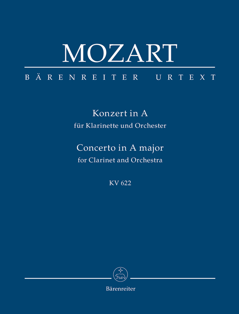 MOZART,W.A - KONZERT IN A FÜR KLARINETTE UND ORCHESTER KV 622 TASCHENPARTITUR URTEXT