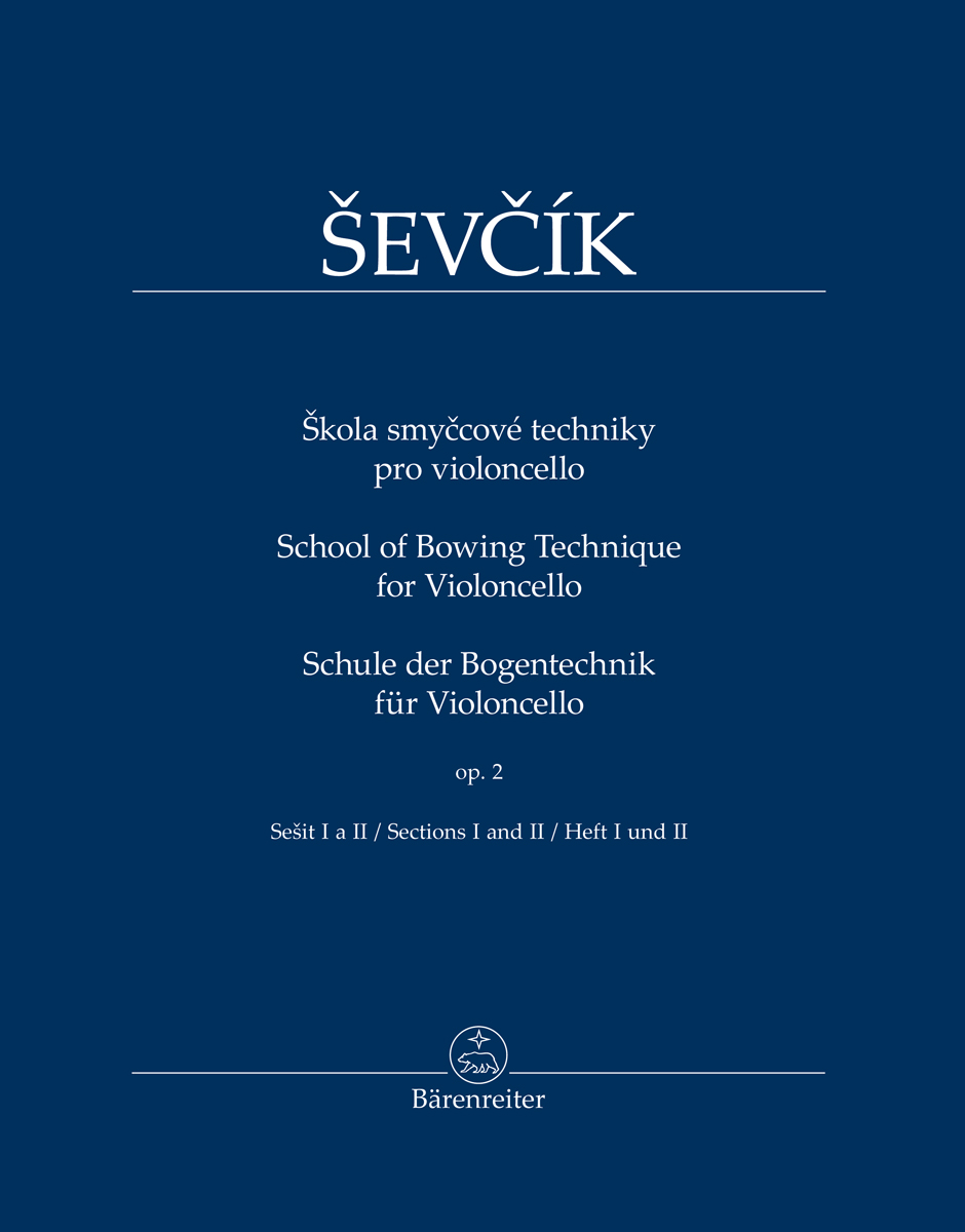 SEVCIK - SCHULE DER BOGENTECHNIK FÜR VIOLONCELLO OP.2 HEFT I UND II