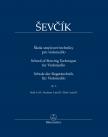 SEVCIK - SCHULE DER BOGENTECHNIK FÜR VIOLONCELLO OP.2 HEFT I UND II