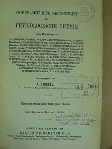 Hans Euler - Hoppe-Seyler's Zeitschrift für Physiologische Chemie 1926/1-6 [antikvár]