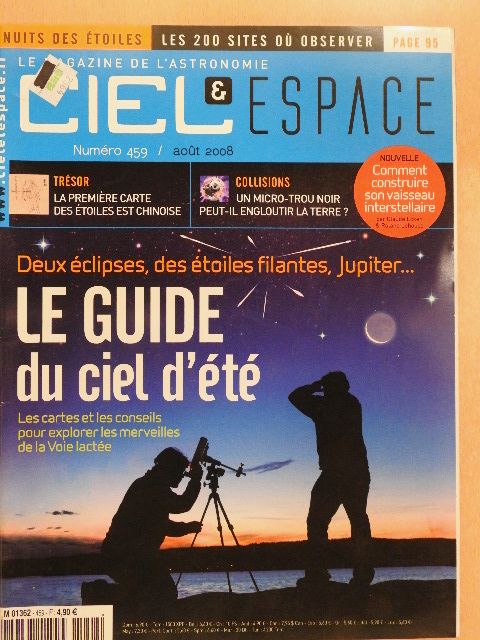 Ciel & Espace aout 2008 [antikvár]