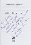 Lacramioara Stoenescu - Dedublarea (Dedikált) [antikvár]