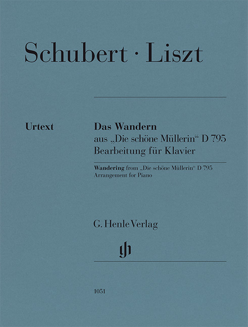SCHUBERT / LISZT - DAS WANDERN AUS DIE SCHÖNE MÜLLERIN D 795 FÜR KLAVIER