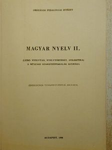 Magyar nyelv II. [antikvár]