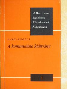 Engels Frigyes - A kommunista kiáltvány [antikvár]