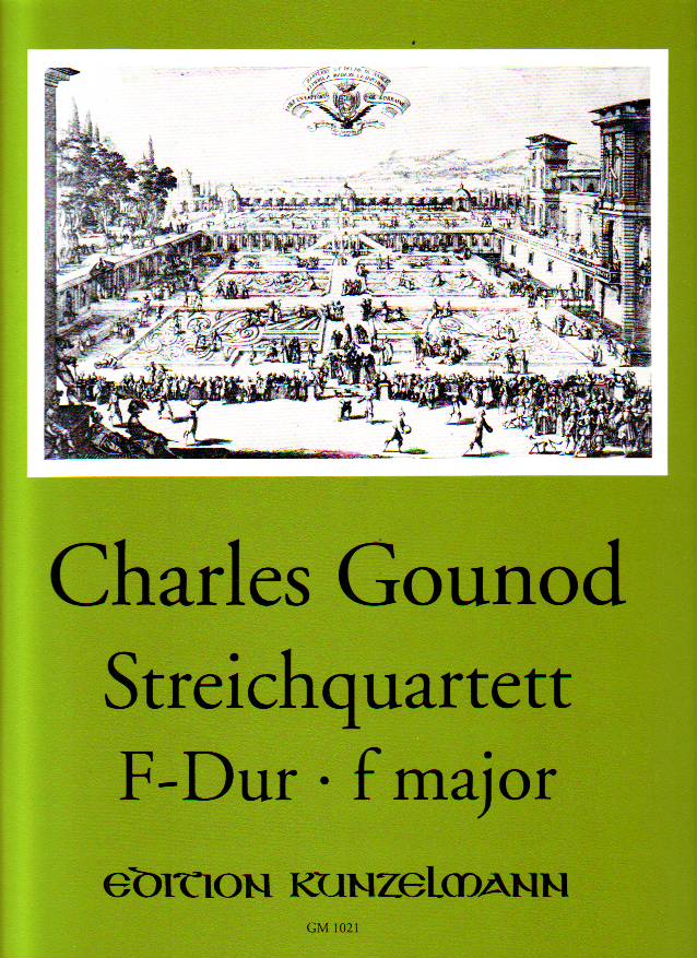 GOUNOD, CHARLES - STREICHQUARTETT F-DUR ERSTAUSGABE (L.J.DROP / I.A. VON WIJK)