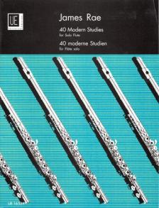 RAE, JAMES - 40 MODERN STUDIES FOR SOLO FLUTE