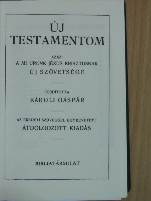 Új Testamentom/A zsoltárok könyve [antikvár]
