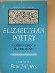 G. K. Hunter - Elizabethan Poetry [antikvár]