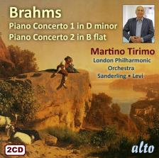 BRAHMS... - PIANO CONCERTOS NOS.1 & 2 CD MARTINO TIRIMO