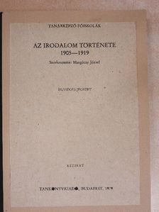 Bánszki István - Az irodalom története 1905-1919 [antikvár]