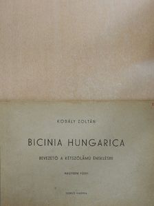 Kodály Zoltán - Bicinia Hungarica IV. [antikvár]