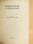 Péczely Attila - Beszélgetések a népzenéről [antikvár]