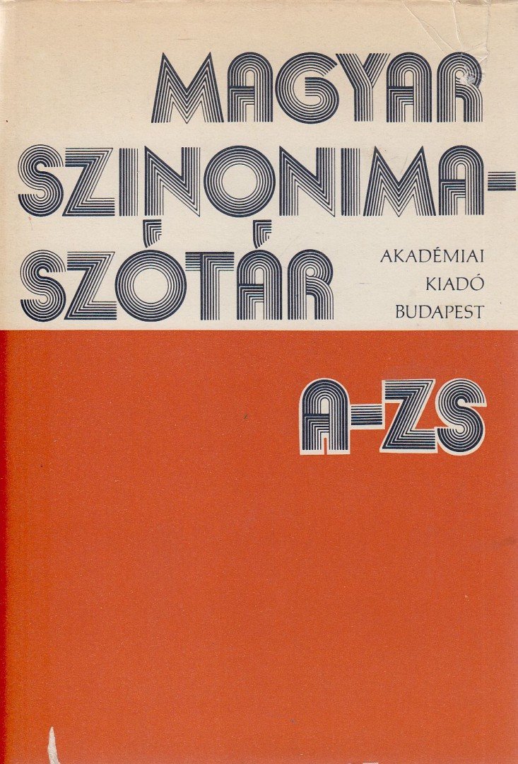 Magyar szinonimaszótár A-Zs [antikvár]